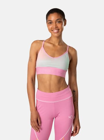 KARI TRAA Sportbustier lichtroze/lichtblauw