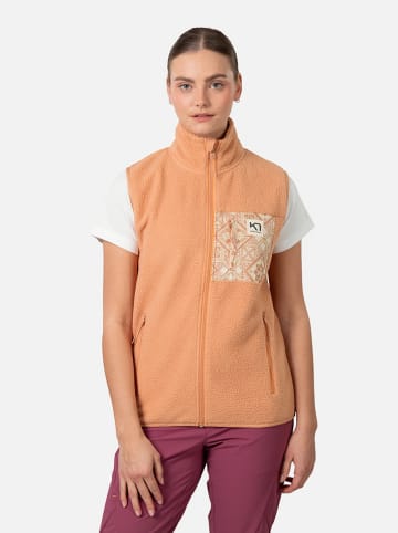 KARI TRAA Fleeceweste "Rothe" in Apricot