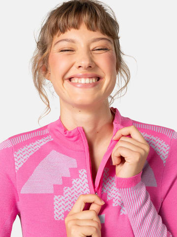 KARI TRAA Merinowoll-Thermounterhemd "Faith" in Pink