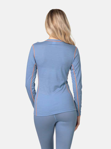 KARI TRAA Thermounterhemd "Mina" in Blau
