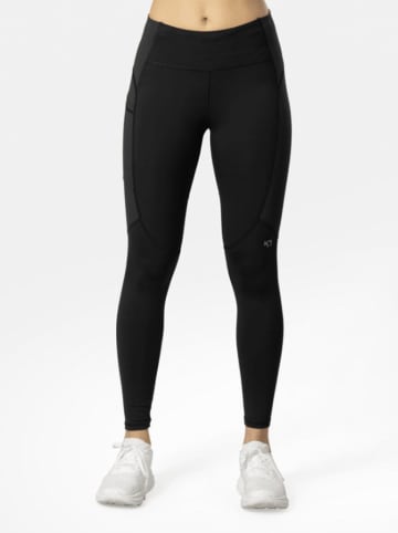 KARI TRAA Trainingsleggings "Linnea" in Schwarz