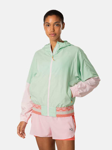 KARI TRAA Softshelljacke "Silje" in Grün/ Rosa