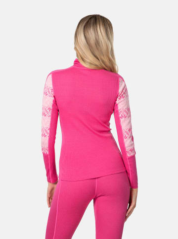 KARI TRAA Merinowoll-Thermounterhemd "Anna" in Pink