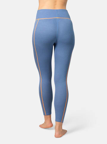 KARI TRAA Merinowoll-Thermounterhose "Anna" in Blau