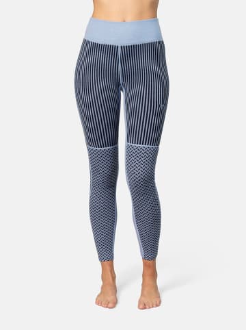 KARI TRAA Merinowollen thermo-onderbroek "Smekker" blauw