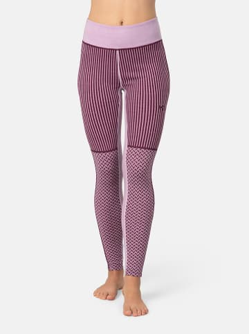 KARI TRAA Merinowoll-Thermounterhose "Smekker" in Lila