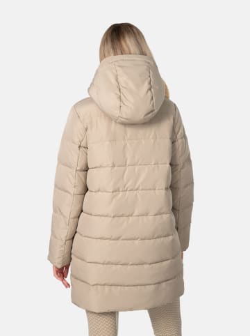 KARI TRAA Wintermantel "Linn" in Taupe