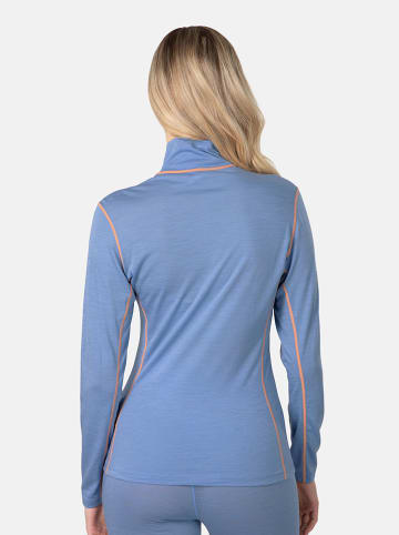 KARI TRAA Podkoszulek termiczny "Iselin" w kolorze błękitnym