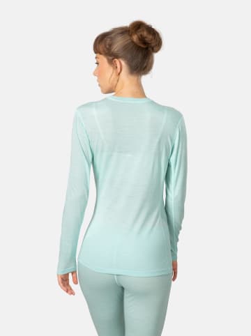 KARI TRAA Podkoszulek termiczny "Live" w kolorze błękitnym