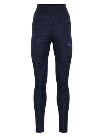 KARI TRAA Merinowoll-Thermounterhose "Vilma" in Dunkelblau