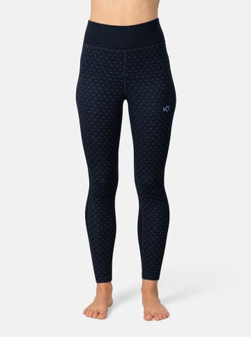 KARI TRAA Merinowollen thermo-onderbroek "Vilma" donkerblauw