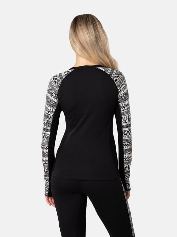 KARI TRAA Wełniany podkoszulek termiczny "Tale" w kolorze czarnym