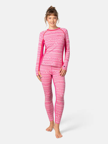 KARI TRAA Merinowoll-Thermounterhemd "Tale" in Pink