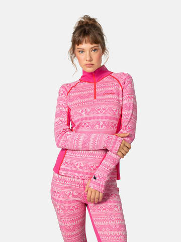 KARI TRAA Merinowoll-Thermounterhemd "Tale" in Pink