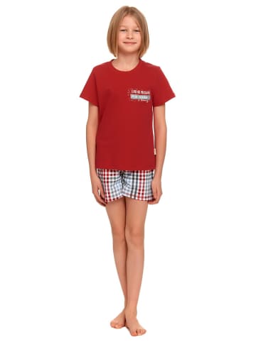 Doctor Nap Piżama w kolorze czerwonym