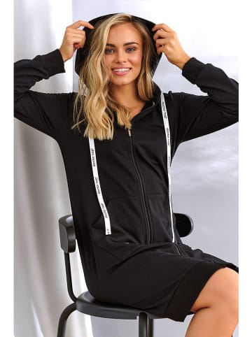 Doctor Nap Bademantel in Schwarz