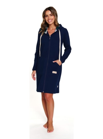 Doctor Nap Bademantel in Dunkelblau