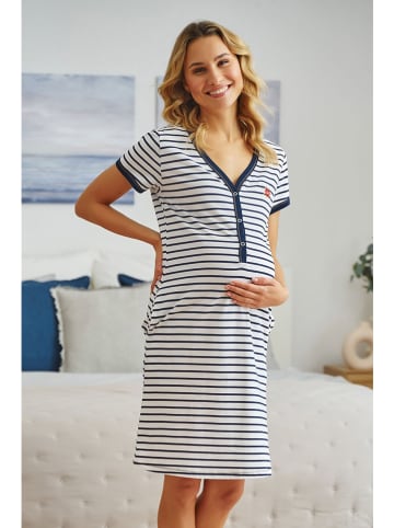 Doctor Nap Ciążowa koszula nocna w kolorze białym