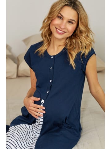 Doctor Nap Nachthemd in Dunkelblau