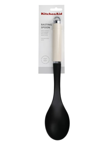 KitchenAid Kooklepel zwart/crème - (L)35,1 cm