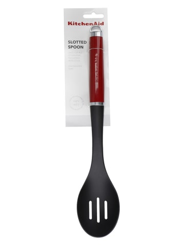 KitchenAid Schaumlöffel in Schwarz/ Rot - (L)34 cm