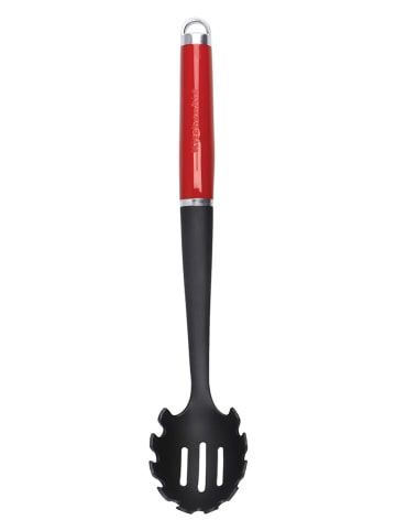 KitchenAid Spaghettilöffel in Schwarz/ Rot - (L)35 cm