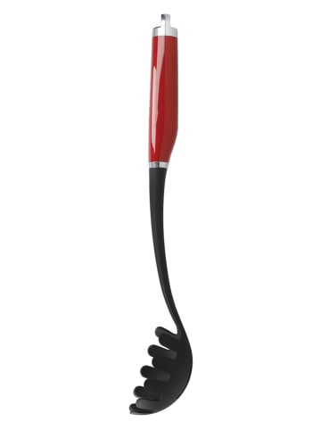 KitchenAid Spaghettilöffel in Schwarz/ Rot - (L)35 cm
