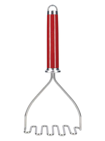 KitchenAid Aardappelstamper zilverkleurig/rood - (L)27 cm