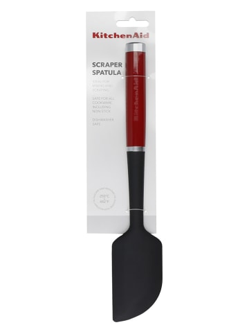 KitchenAid Łopatka w kolorze czarno-czerwonym do ciasta - dł. 30 cm