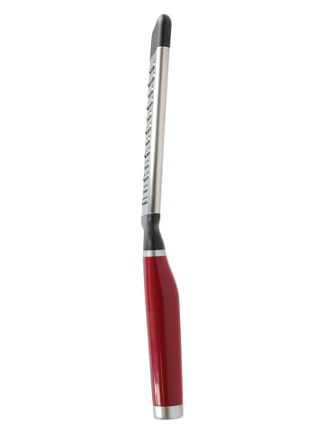 KitchenAid Käsereibe in Silber/ Rot - (L)29,5 cm