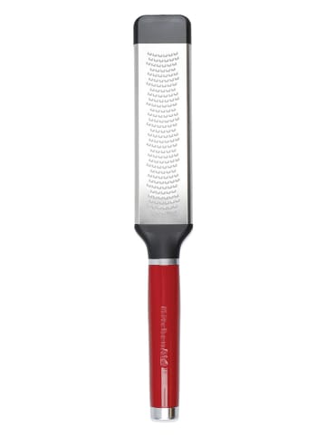 KitchenAid Küchenreibe in Silber/ Rot - (L)32 cm