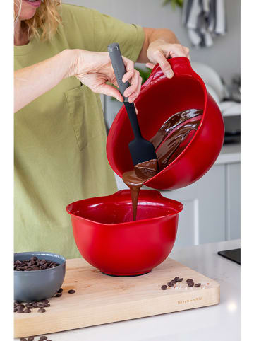 KitchenAid Löffel-Teigschaber in Schwarz/ Grau - (L)29,7 cm