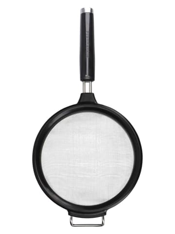 KitchenAid Sieb ''Classic'' in Silber/ Schwarz - (L)36 x (B)17,5 cm