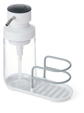 KitchenAid Dozownik płynu do naczyń ze stojakiem na gąbkę - 15,8 x 17,8 cm