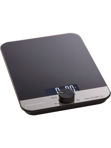 KitchenAid Waga kuchenna w kolorze czarnym - 16,5 x 21,5 cm