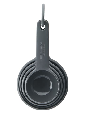 KitchenAid 4tlg. Set: Messlöffel in Grau - (L)18 cm