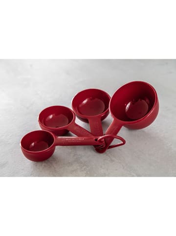 KitchenAid 4-delige set: maatlepels rood