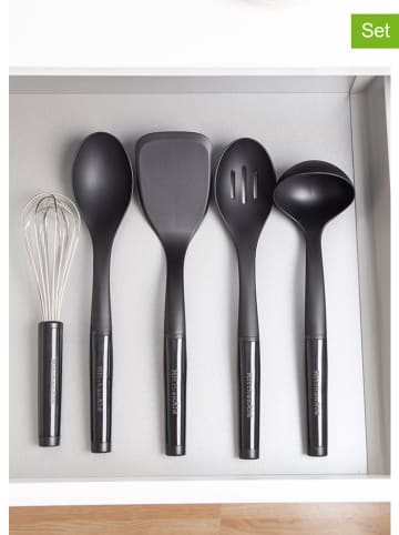 KitchenAid 6tlg. Küchenhelfer-Set in Schwarz/ Weiß