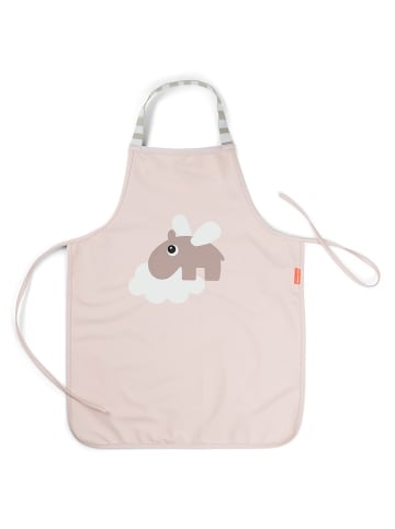 done by deer Fartuszek dziecięcy "Happy Clouds" w kolorze jasnoróżowym - 48 x 38 cm