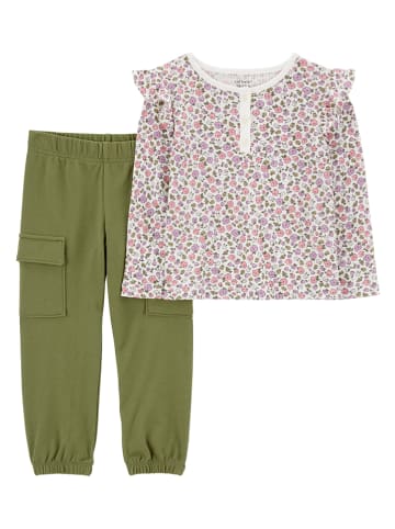 carter's 2-delige outfit meerkleurig/groen