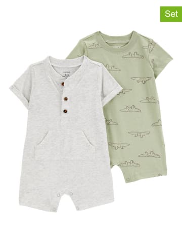 carter's 2er-Set: Spieler in Khaki/ Grau