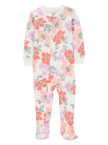 carter's Śpioszki w kolorze jasnoróżowym ze wzorem