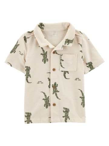 carter's Hemd in Beige/ Grün