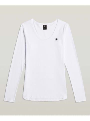 G-Star Longsleeve in Weiß