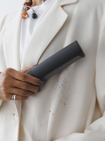 Steamery Textilbürste ''Lint'' in Schwarz - (H)18,5 cm x Ø 4,3 cm