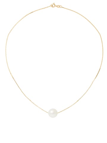 Pearline Gold-Halskette mit Perle - (L)42 cm