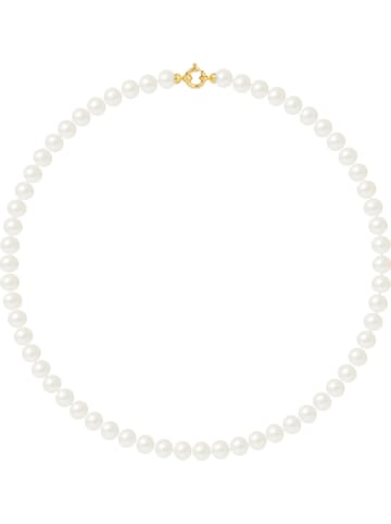 Pearline Naszyjnik perłowy w kolorze białym - dł. 42 cm