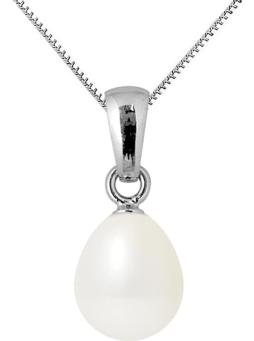 Pearline Srebrny naszyjnik "Bélière" z zawieszką - dł. 42 cm