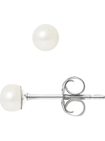 Pearline Perlen-Ohrstecker in Weiß