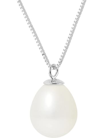 Pearline Silber-Halskette mit Anhänger - (L)42 cm